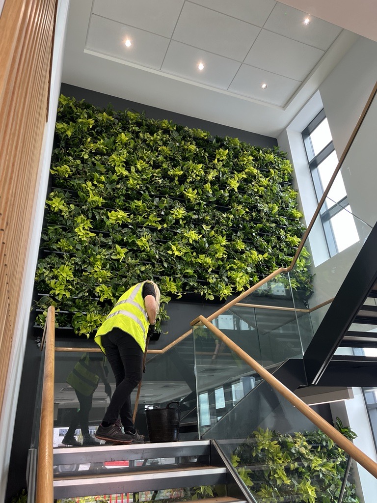 Getinge living wall installation 3