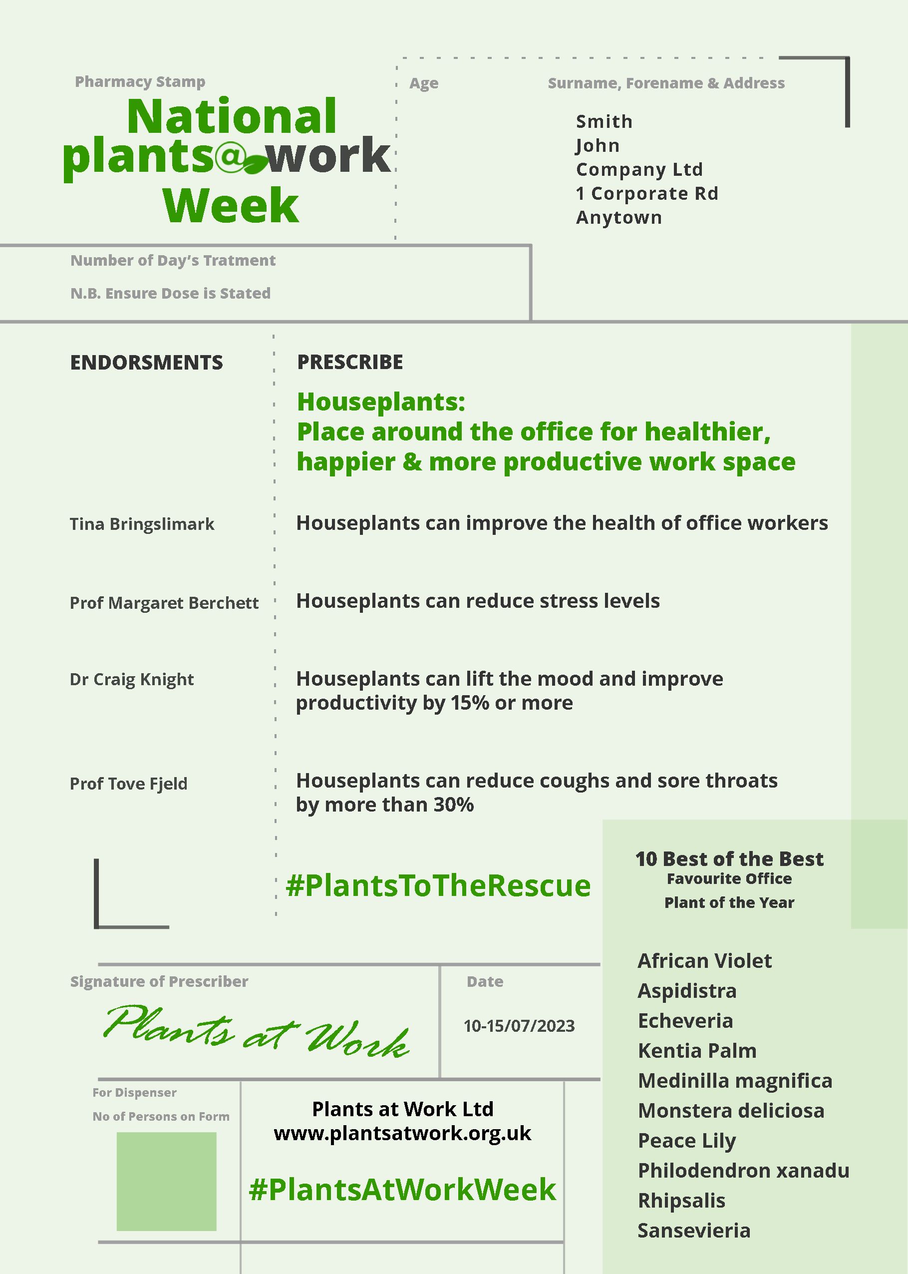 Leaflet prescription 1