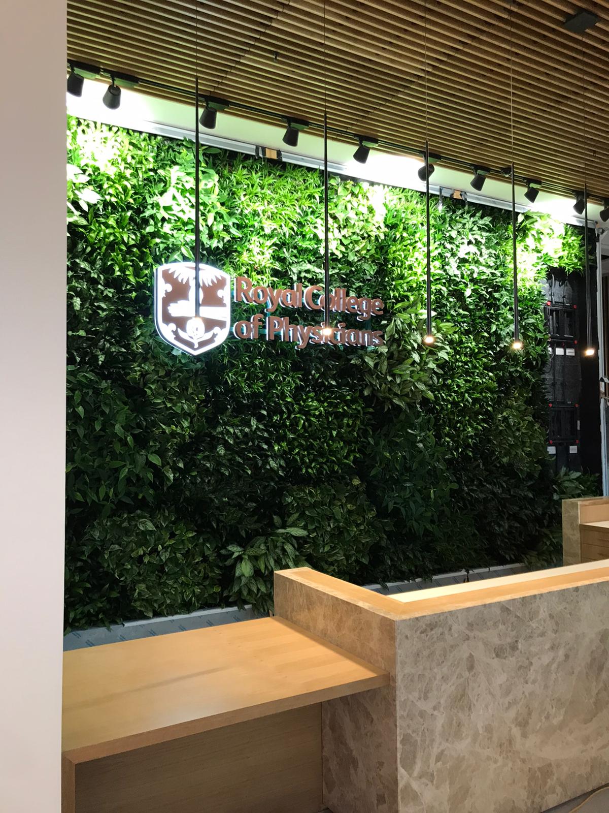 royal collage with logo