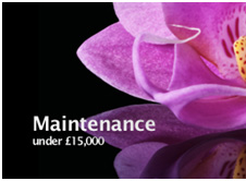 Maintenance under 15 square