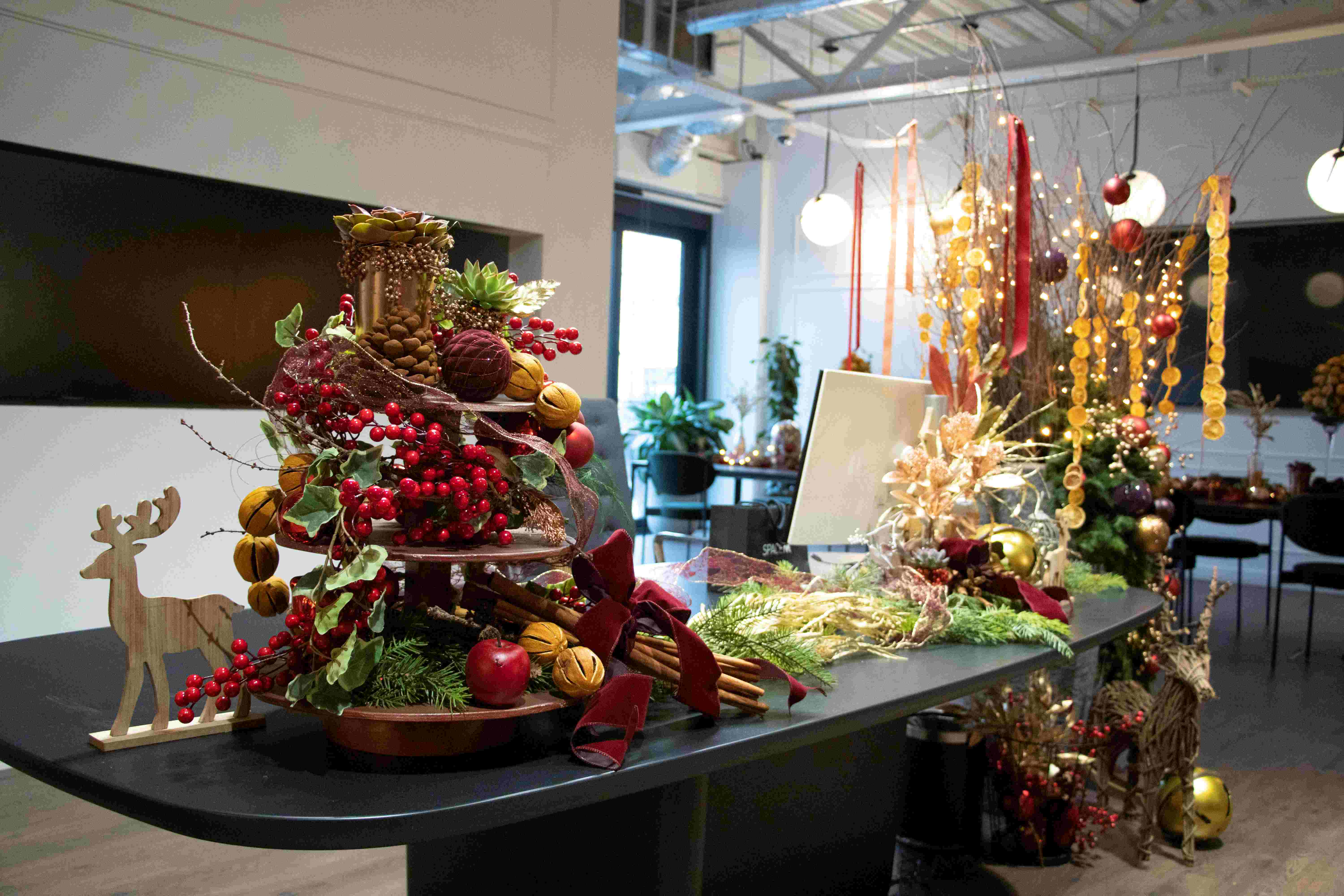 Picture 1 Long Table With Decor McCann Xmas